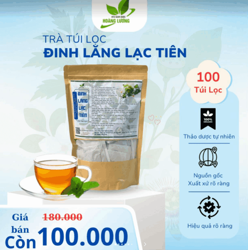 Trà Túi Lọc Đinh Lăng Lạc Tiên