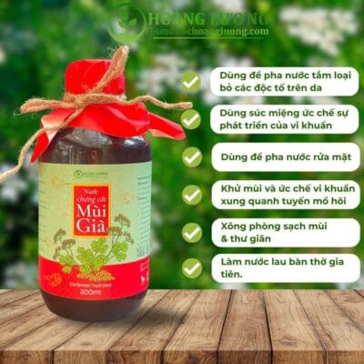 Nước chưng cất mùi già