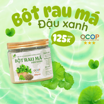 Bột Rau Má Đậu Xanh